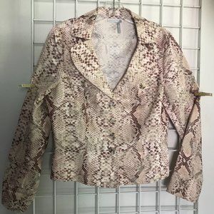 Jacket Blazer Snake Print CE